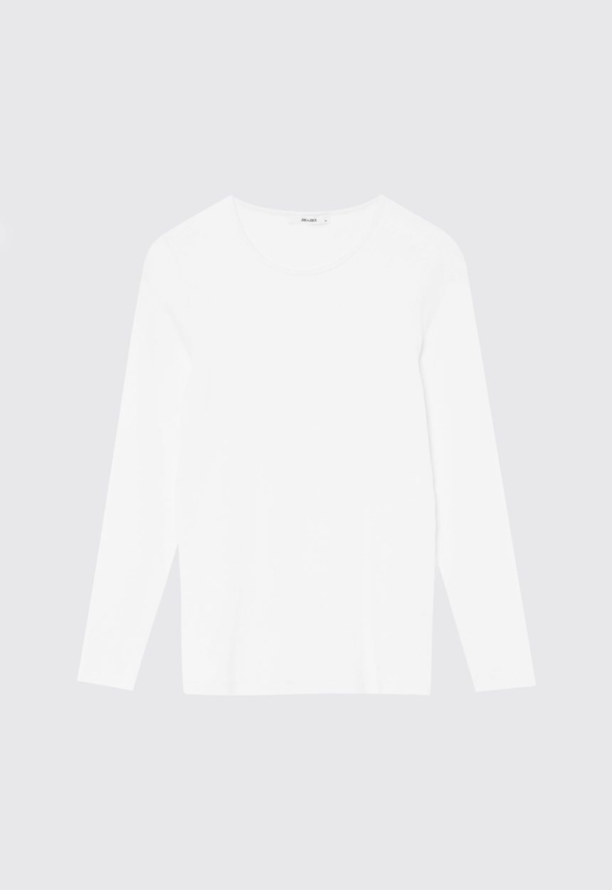 Jac + Jack Vere Long Sleeve Tee - Ice Cream